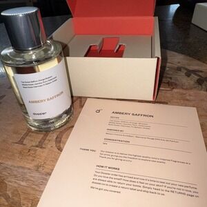 Dossier Ambery Saffron eau de parfum 100ml Fragrance Perfume Unisex Cologne NIB